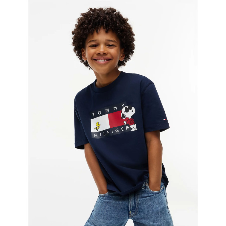 t-shirt   tommy hilfiger peanuts graphic tee ss