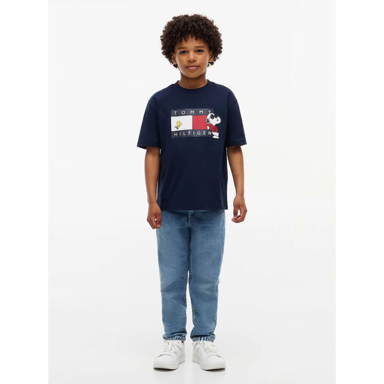t-shirt   tommy hilfiger peanuts graphic tee ss