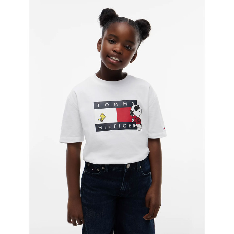 t-shirt   tommy hilfiger peanuts graphic tee ss