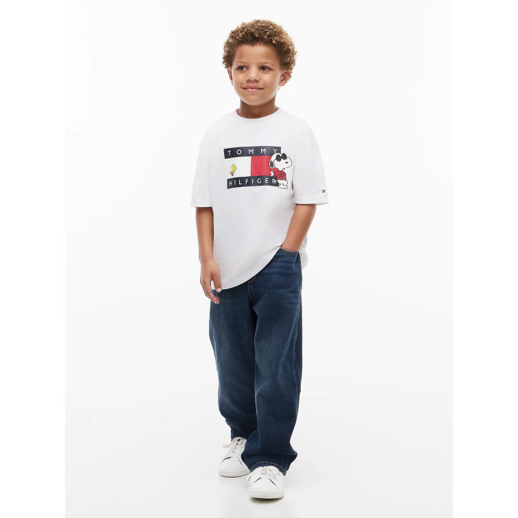 t-shirt   tommy hilfiger peanuts graphic tee ss