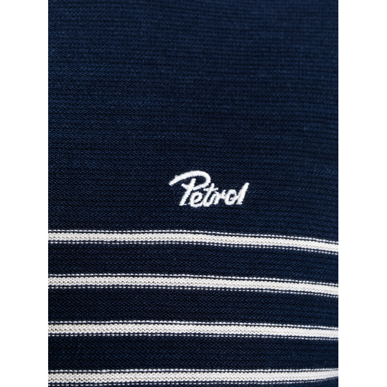 maillot homme  petrol men knitwear round neck basic