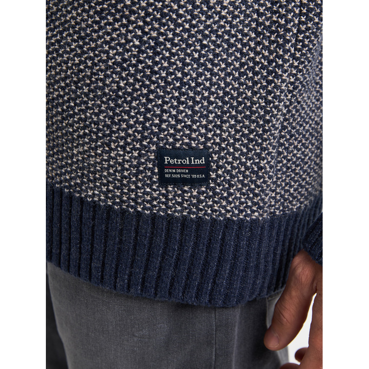 maillot homme  petrol industries men knitwear round neck basic