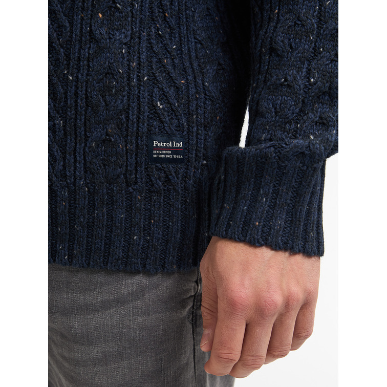 maillot homme  petrol industries men knitwear round neck basic