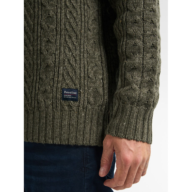 maillot homme  petrol industries men knitwear round neck basic