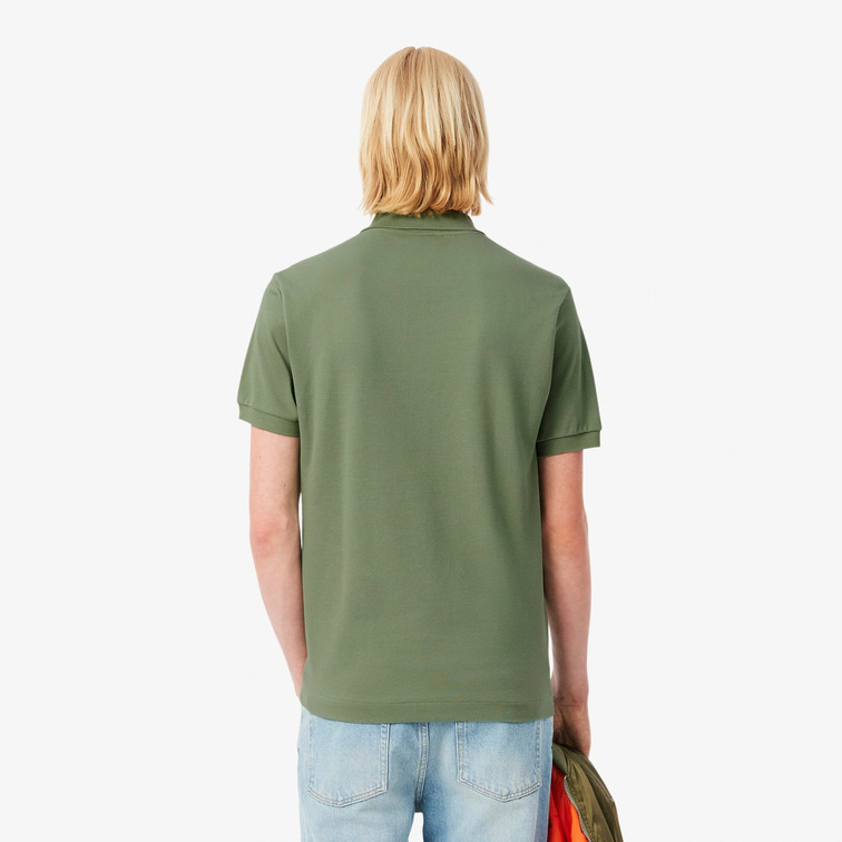 pôle homme  lacoste chemise col bord-cotes manches