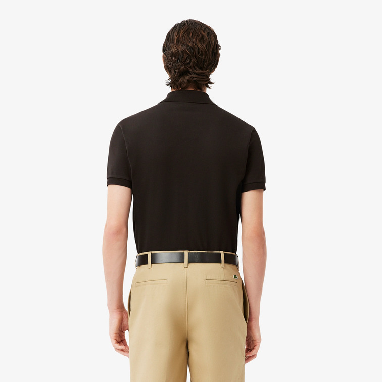pôle homme  lacoste chemise col bord-cotes manches