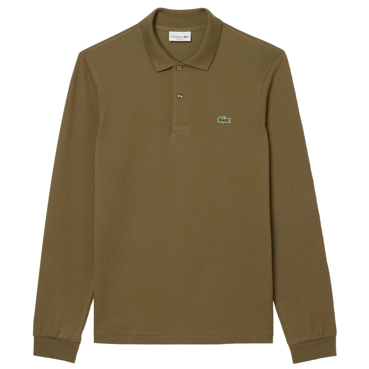 pôle homme  lacoste chemise col bord-cotes manches