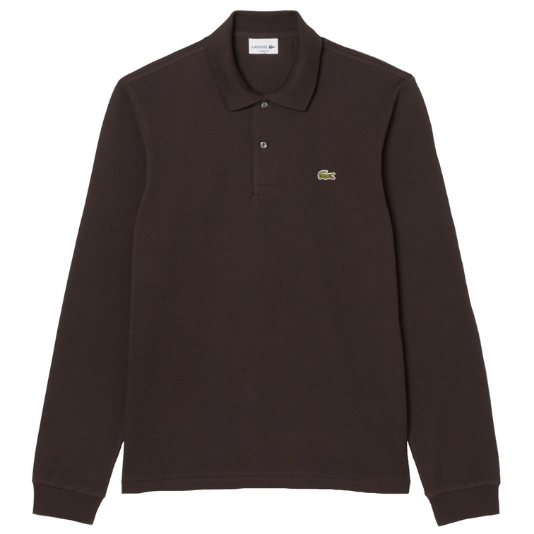 pôle homme  lacoste chemise col bord-cotes manches