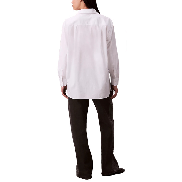 chemise femme  calvin klein w poplin relaxed shirt