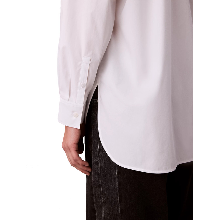 chemise femme  calvin klein w poplin relaxed shirt
