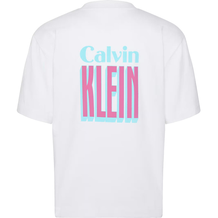 t-shirt femme  calvin klein w ss boxy fit tee