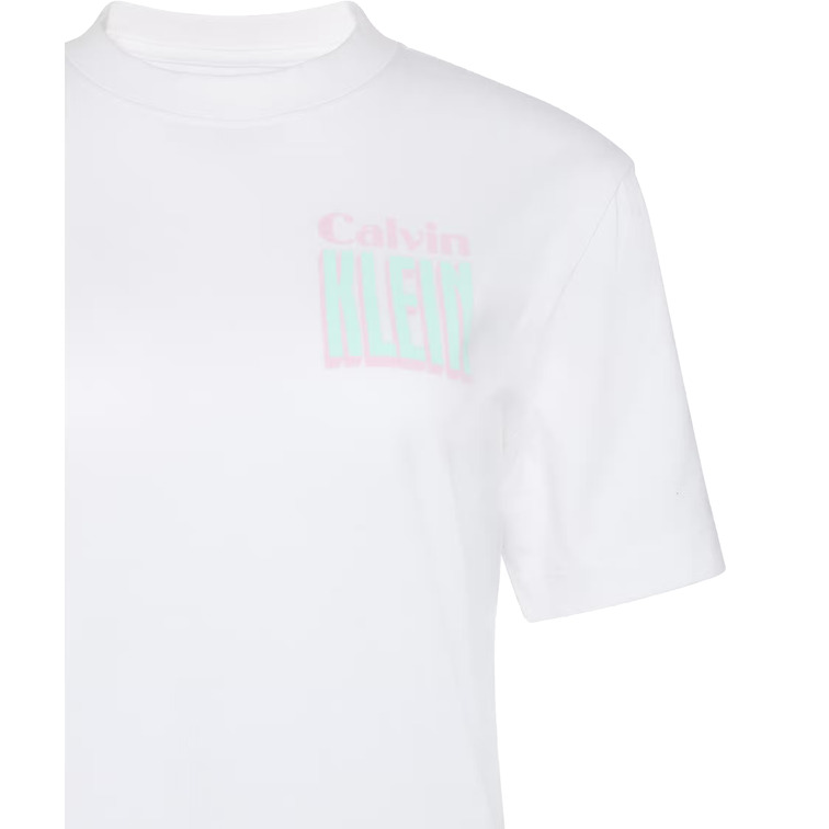t-shirt femme  calvin klein w ss boxy fit tee