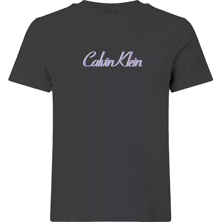 t-shirt femme  calvin klein w ss 20s classic logo tee