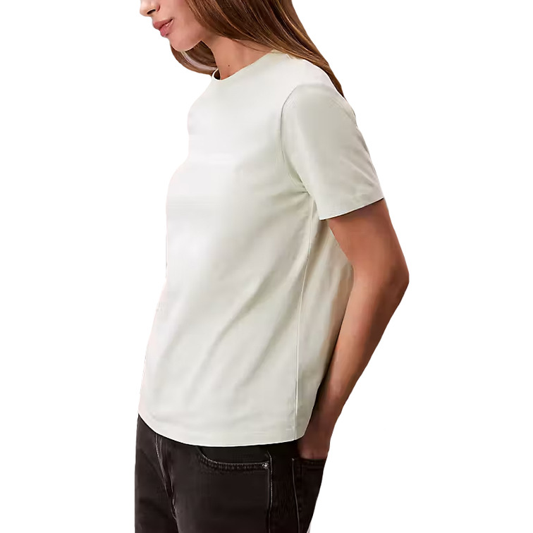 t-shirt femme  calvin klein w a- inst. logo classic tee ss