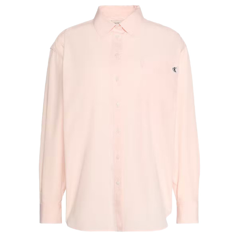 chemise femme  calvin klein w cotton poplin relaxed shirt
