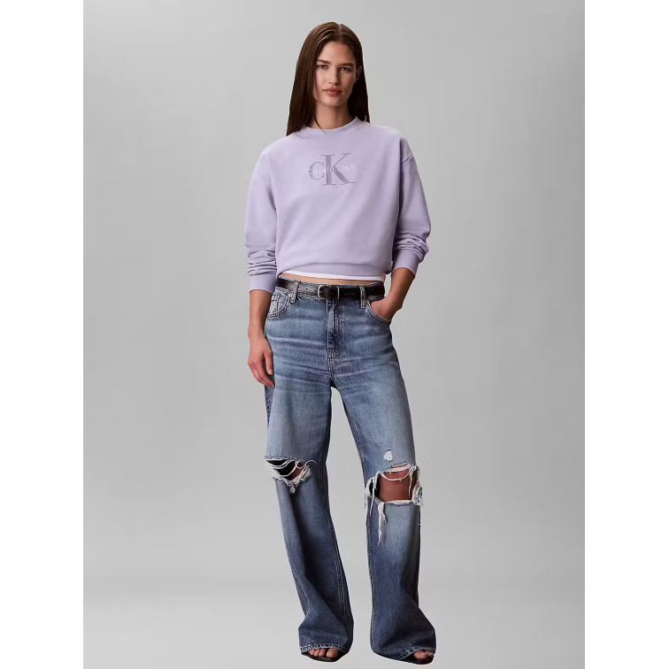 femme w ls french terry singelogo cre vbk