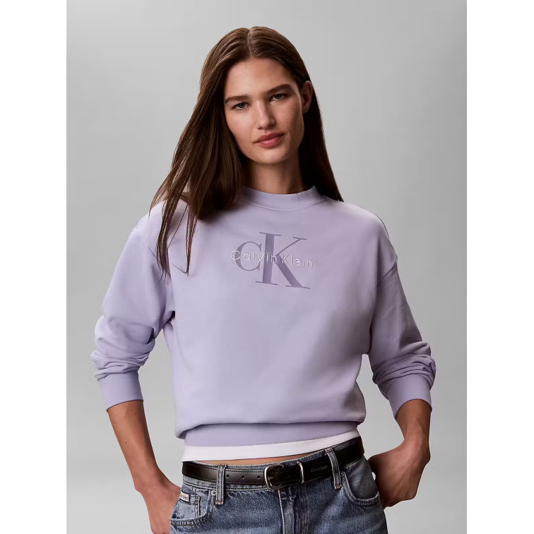 femme w ls french terry singelogo cre vbk