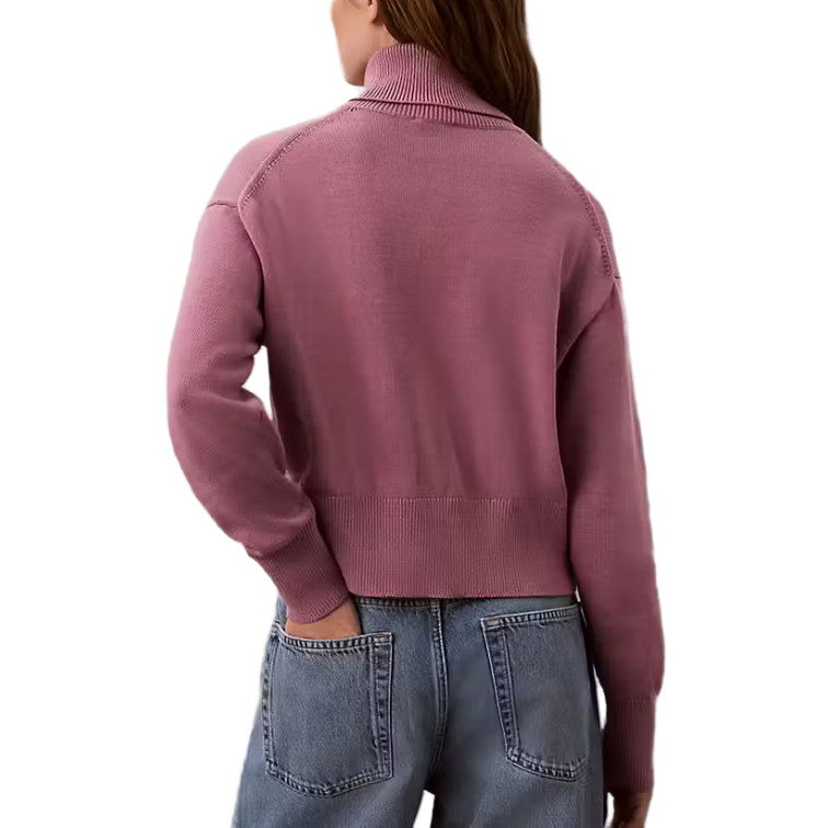 femme w ls logo tneck pullover vcb