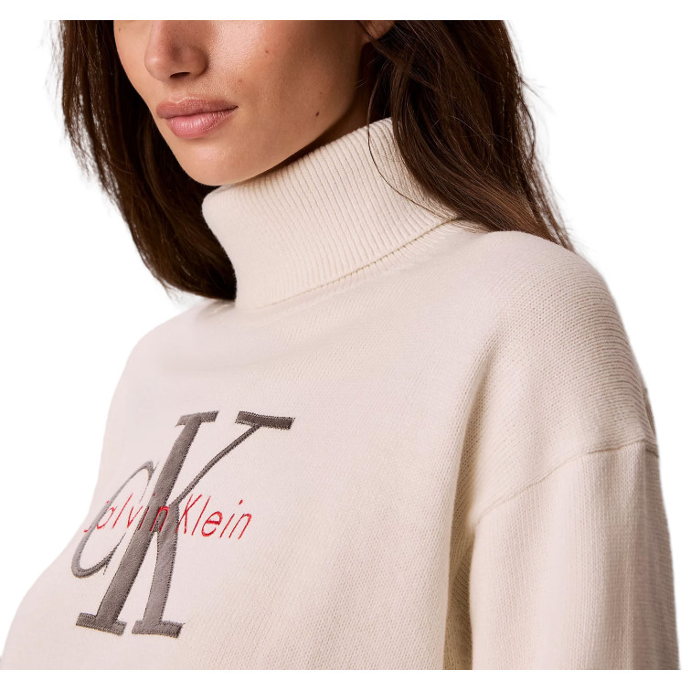 femme w ls logo tneck pullover yas