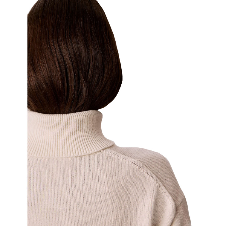 femme w ls logo tneck pullover yas