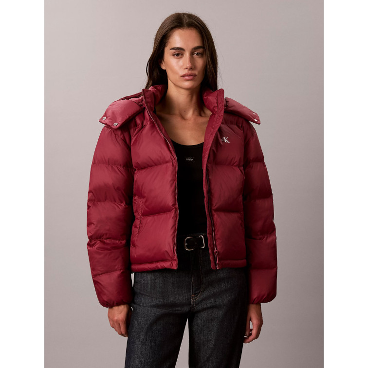 manteau femme  calvin klein essential mw short down puffer