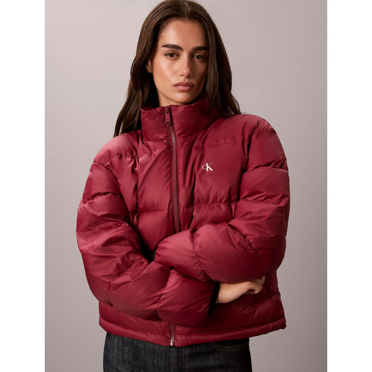 manteau femme  calvin klein essential mw short down puffer