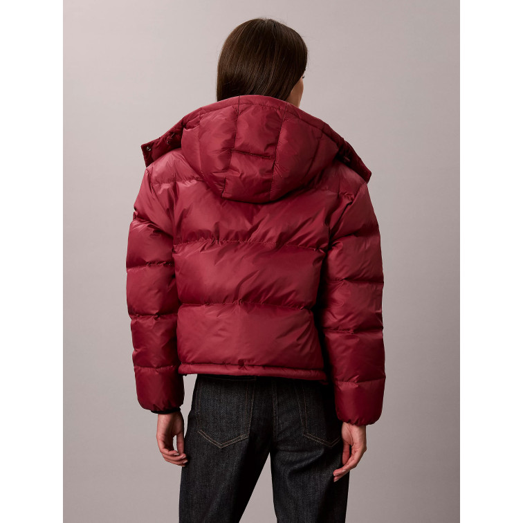 manteau femme  calvin klein essential mw short down puffer