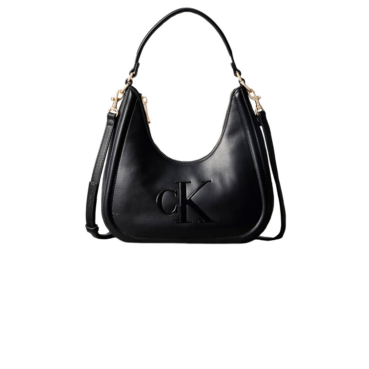 sac à main femme  calvin klein w bold ck small crescent bag