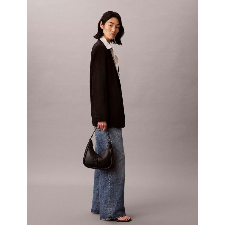 sac à main femme  calvin klein w bold ck small crescent bag