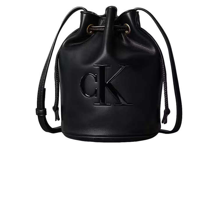 sac à main femme  calvin klein w bold ck small bucket bag