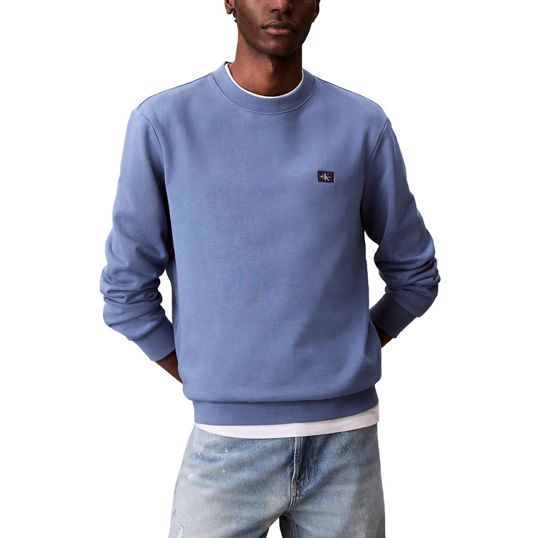 sweat-shirt homme  calvin klein m ls 350terry eu whsl badge cr