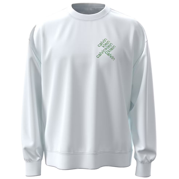 sweat-shirt homme  calvin klein m ls eu 350terry ck bauhaus st