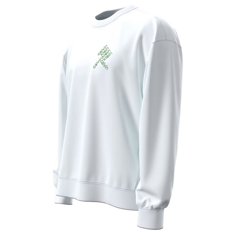 sweat-shirt homme  calvin klein m ls eu 350terry ck bauhaus st