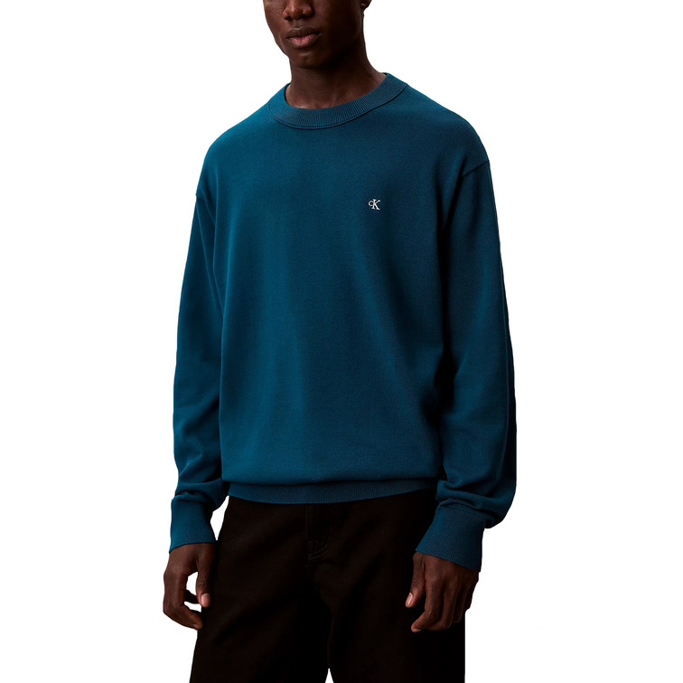 maillot homme  calvin klein m eu ls cotton relaxed crewnk