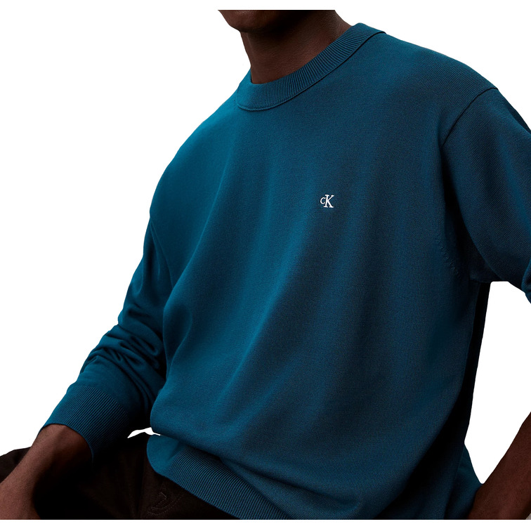 maillot homme  calvin klein m eu ls cotton relaxed crewnk
