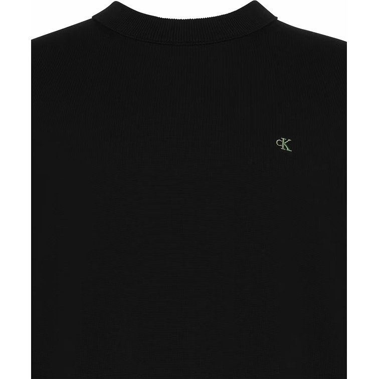 maillot homme  calvin klein m eu ls cotton relaxed crewnk