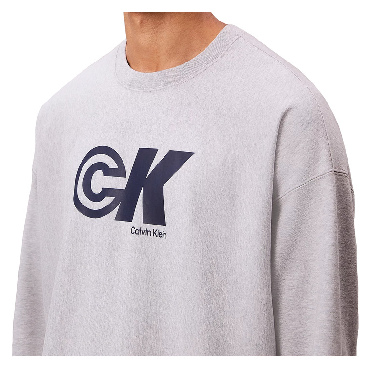 sweat-shirt homme  calvin klein m premium terry ck sport graph
