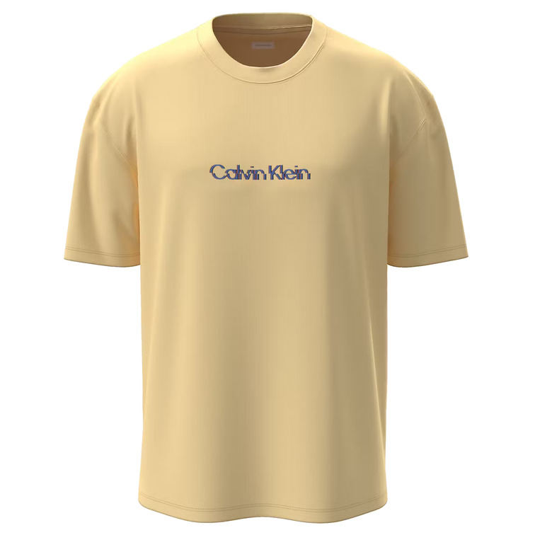 t-shirt homme  calvin klein m ss glitched logo eu classic