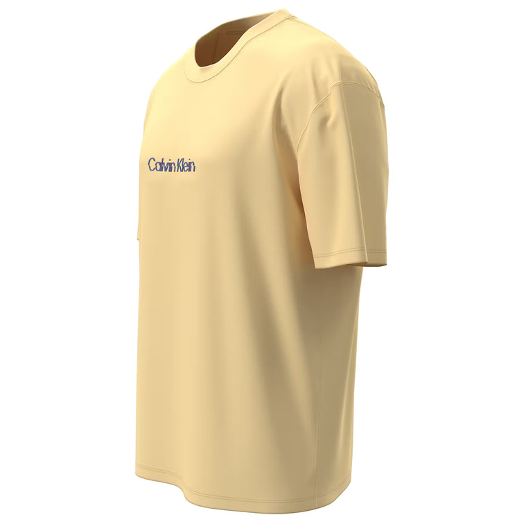 t-shirt homme  calvin klein m ss glitched logo eu classic