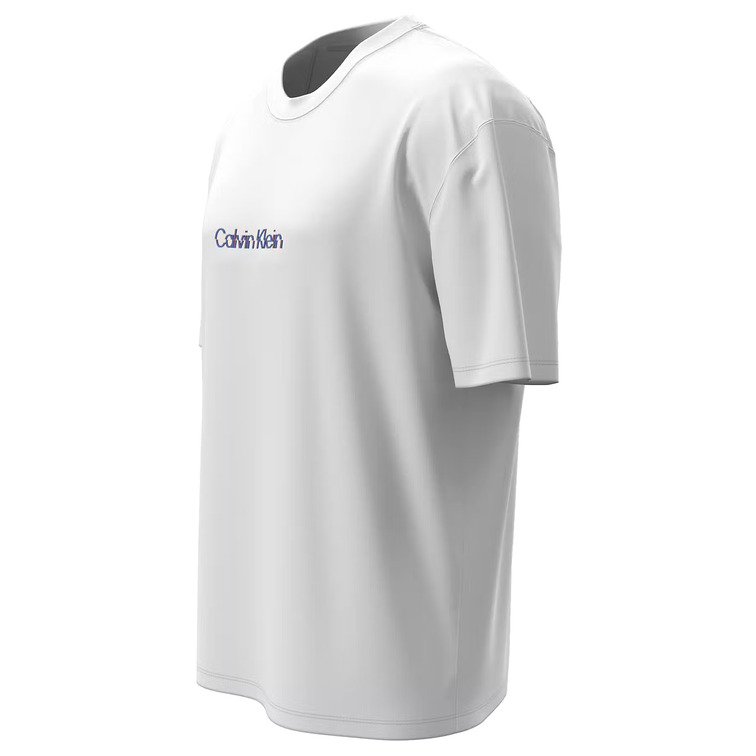 t-shirt homme  calvin klein m ss glitched logo eu classic