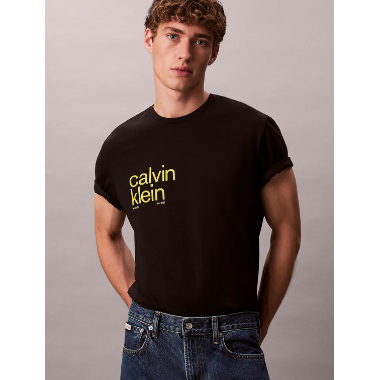 t-shirt homme  calvin klein m ss 20s io calvin klein circ