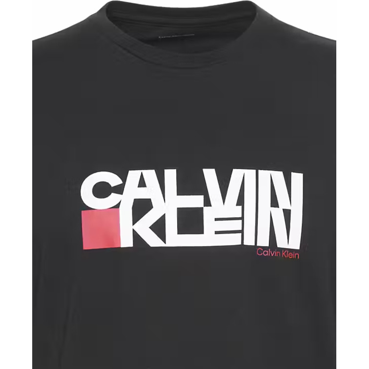 t-shirt homme  calvin klein m ss 30s eu ck redbox graphic