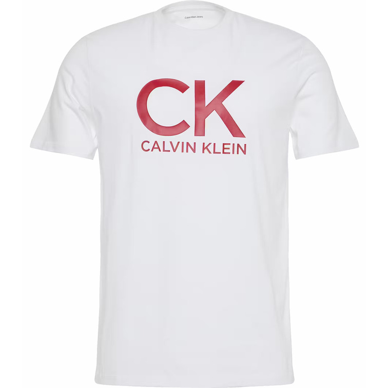 t-shirt homme  calvin klein m ss 30s eu ck calvin graphic