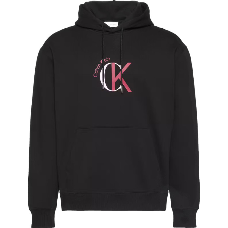 sweat-shirt homme  calvin klein m ls eu 350terry graphic hoodi