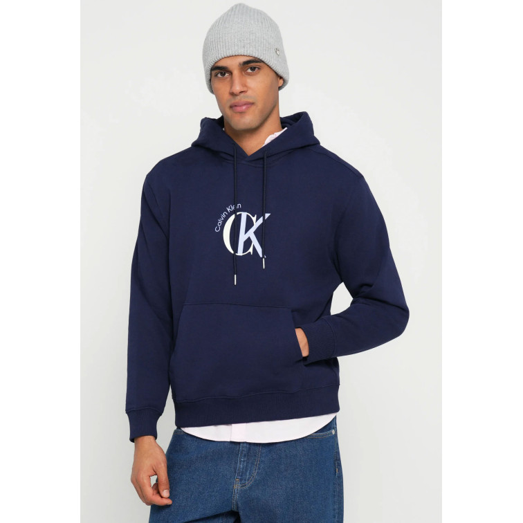 sweat-shirt homme  calvin klein m ls eu 350terry graphic hoodi