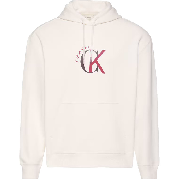 sweat-shirt homme  calvin klein m ls eu 350terry graphic hoodi