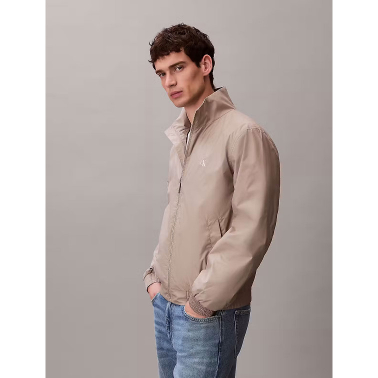 cazadora homme  calvin klein m ls unfilled nylon harrington