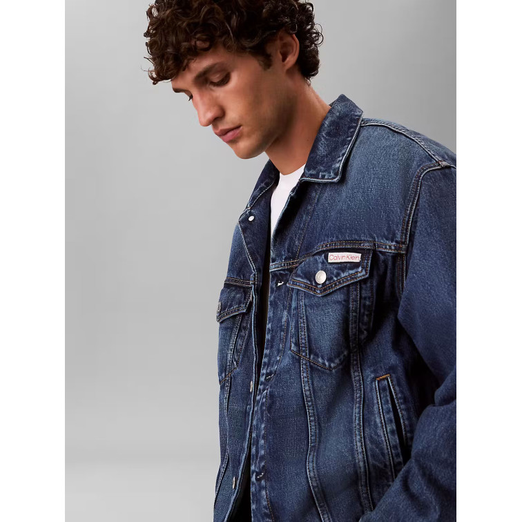 cazadora homme  calvin klein m 90s horizon trucker