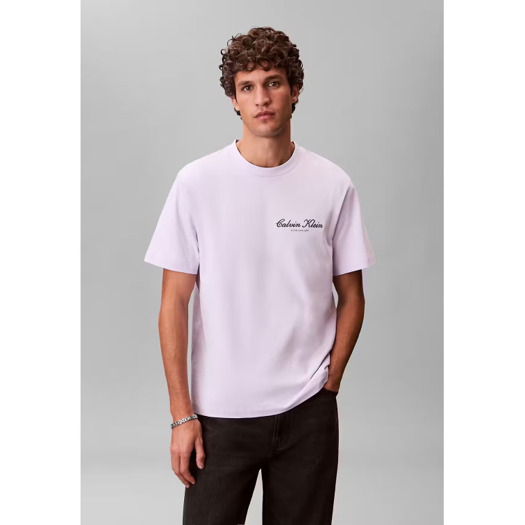t-shirt homme  calvin klein m 20s march graphic seasonal f
