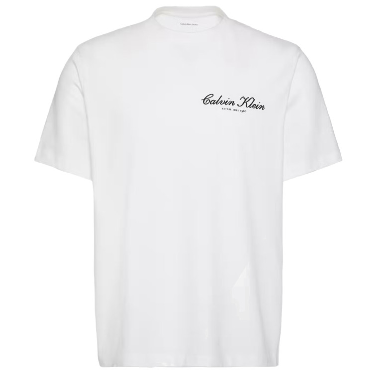 t-shirt homme  calvin klein m 20s march graphic seasonal f